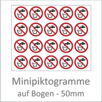 Minipiktogramme 50mm